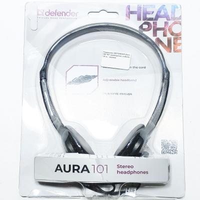 Наушники DEFENDER Aura HN-101 накладные, кабель 1,8 м., черные