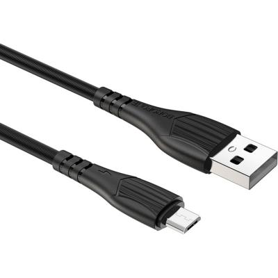 Кабель USB - micro USB, 1,0м, BOROFONE BX37 Wieldy, черный