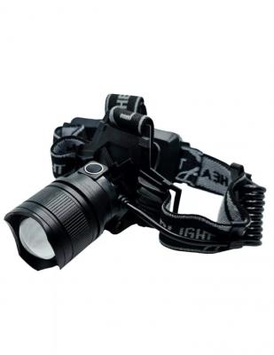 Фонарь налобный NICEDEVICE ND-4032, ZOOM, 2*18650