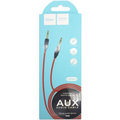 Jack 3,5mm - Jack 3,5mm 1,0м stereo HOCO UPA11 Series, красный