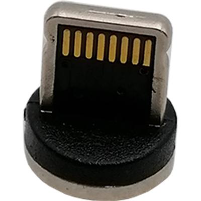 Кабель USB - Lightning 8pin, 1,0м, HOCO U90 Ingenious streamer, LED, магнит, красный