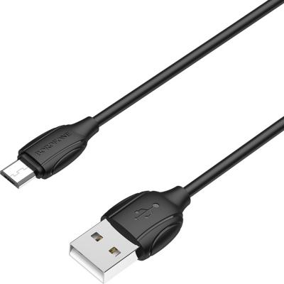 Кабель USB - micro USB, 1,0м, BOROFONE BX19 Benefit, черный