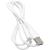 Кабель USB - Lightning 8pin, 1,0м, SmartBuy S40, 2.4A, белый (iK-512-S40w)