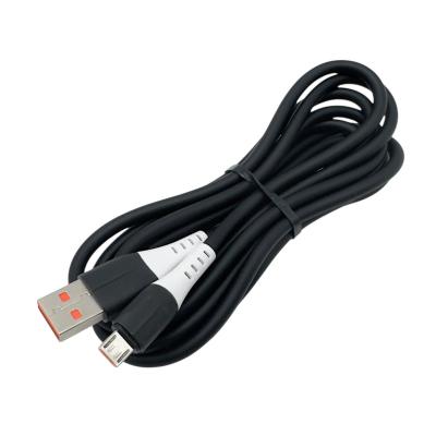 Кабель USB - micro USB, 2,0м, Ugetus X82, силикон, черный