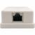 Розетка компьютерная NAS212 RJ-45 кат.5e внешняя, экранированная, 1 порт