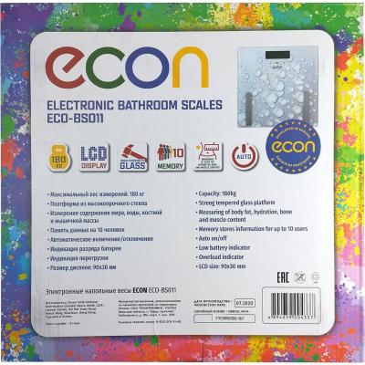 Весы напольные электронные Econ ECO-BS011 (изм. % состава тела)