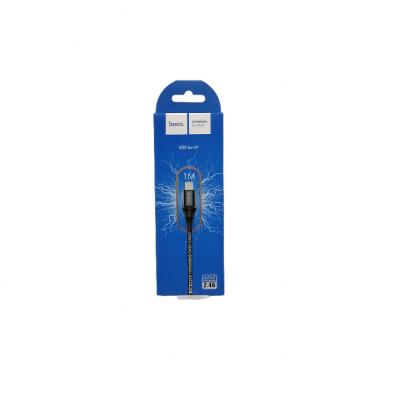 Кабель USB - Lightning 8pin, 1,0м, HOCO X50 Excellent, нейлон, черный