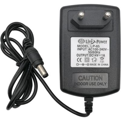 Блок питания импульсный 14,0V  1,0A, 14W, LP65