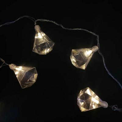 Гирлянда нитевая, 2м, 10LED, Фонарики, тепл.