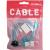 Кабель USB - Lightning 8pin, 1,0м, Smartbuy, индикац.заряда, синий (iK-512ss blue)***