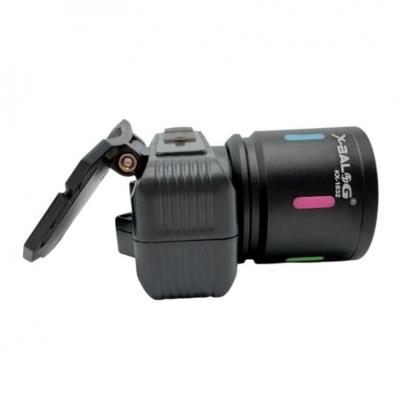 Фонарь налобный KX-1832, Laser LED, ZOOM, встр. акб, Type-C