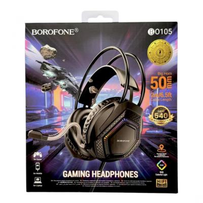 Наушники BOROFONE BO105 Thunder игровая гарнитура, черный