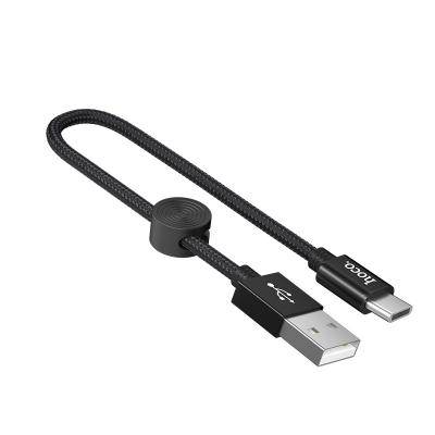 Кабель USB - Type C, 0,25м, HOCO X35 Premium, черный