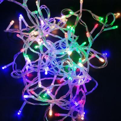 Гирлянда нитевая, 10м, 160LED, RGB, с контроллером, IP44, З.П. SB-RGBIP44-10mGR