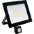 LED прожектор 50W, 6400K, IP65, 220V, датчик движения, черный, SFL80-50 /29524/