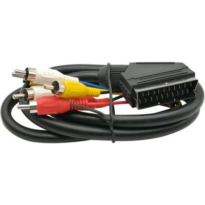 SCART-6RCA, 1,0м, СИГНАЛ