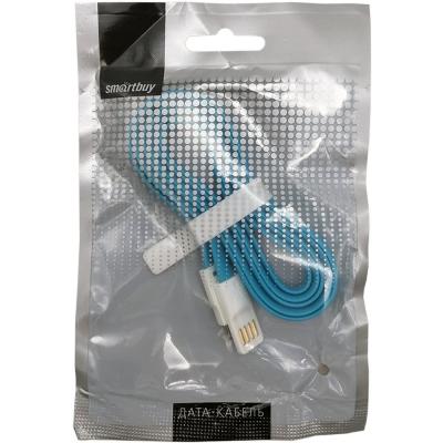Кабель USB - Lightning 8pin, 1,2м, Smartbuy, магнитный, голубой (iK-512m blue)***