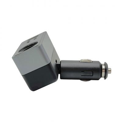 Разветвитель прикуривателя, 1 гнездо+1xUSB+2USB-C, HOCO Z65A, черный