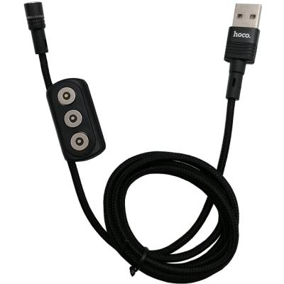 Кабель 3 в 1 USB -  Lightning 8pin+micro USB+Type C, 1,2м, HOCO U98 Sunway, черный