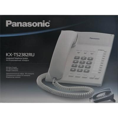 Телефон Panasonic KX-TS2382RUW белый