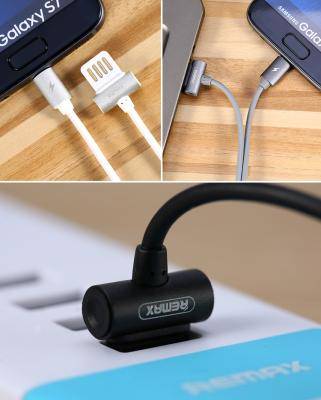 Кабель USB - micro USB, 1,0м, Remax Waist Drum RC-082m, серый /пакет/