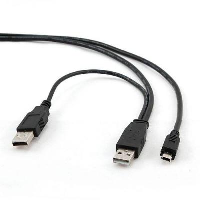 Кабель USB 2.0 Pro Cablexpert CCP-USB22-AM5P-6, 2xAM/miniBM 5P, 1.8м, экран