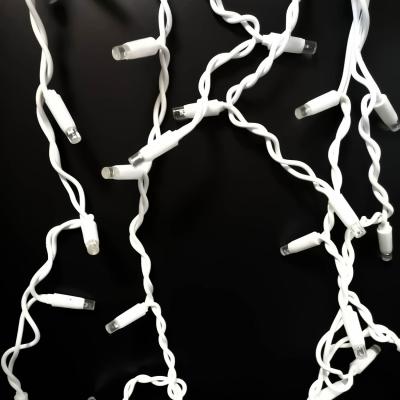 Гирлянда бахрома, уличная, 3,0м/0,3-0,5м, 80LED, бел., Б.П. LX-31