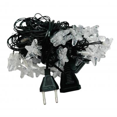 Гирлянда нитевая, 8м, 40led, LX-574 RGB, звезды