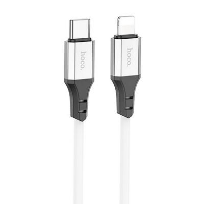 Кабель Type C - Lightning 8pin, 1,0м, HOCO X86 Spear, 3.0A PD 20W, белый