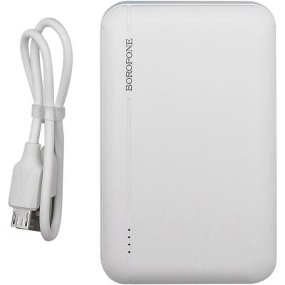 Портативный аккумулятор 5000 мАч, BOROFONE BJ34 Creed, 2xUSB, белый