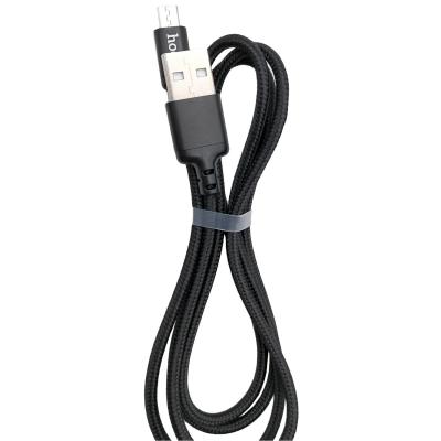 Кабель USB - micro USB, 1,0м, HOCO X14 Times speed, черный