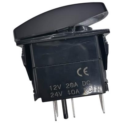 Переключатель клавишный ПТФ 12V 20A - LED