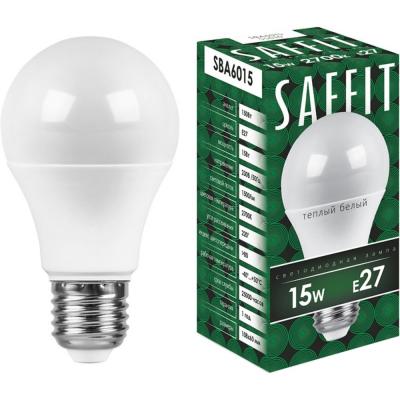 LED лампа A60/15W/2700/E27, SAFFIT /55010/