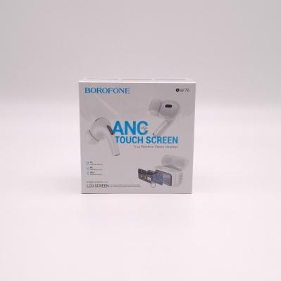 Беспроводные наушники BOROFONE BW76 TWS, bluetooth, активное шумоподавление, сенсорный экран, в кейс