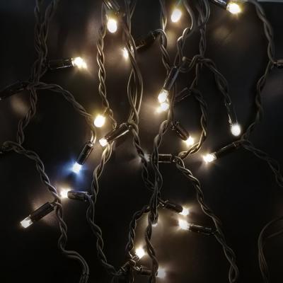 Гирлянда бахрома, уличная, 3,0м/0,3-0,5м, 80LED, т.бел., Ч.П. LX-389/387