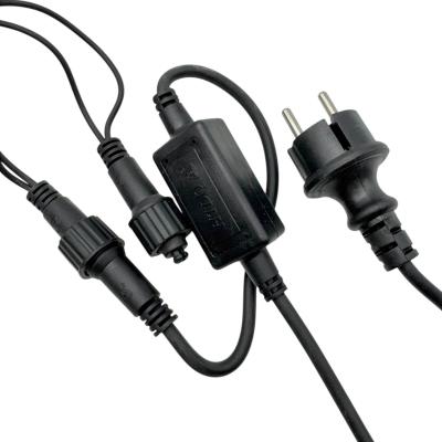 Гирлянда нитевая уличная, 10м, 80LED, син., Ч.П., LX-108 / HL-17