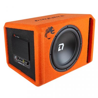 Автосабвуфер DL Audio Piranha 12A оранжевый (активный), 300Вт/800Вт***