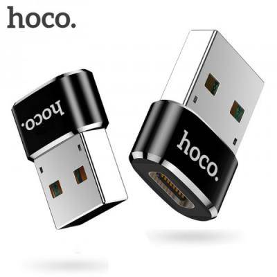 Переходник OTG HOCO UA6 Series USB - Type-C, Black