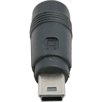 Переходник питания гн.5,5*2,1 х miniUSB