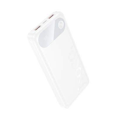Портативный аккумулятор 10000 мАч, HOCO J154 Victorious, 2xUSB+1xUSB-C, белый (CCC)