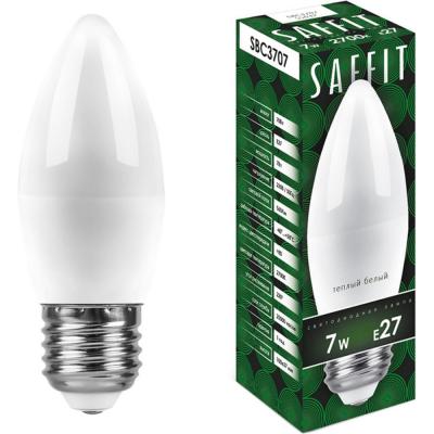 LED лампа C37/07W/2700/E27, SAFFIT /55032/
