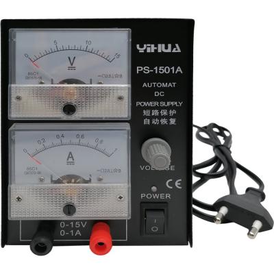 Блок питания лабораторный YH1501A  0-15V  0-1A
