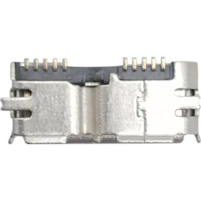 Гнездо  USB микро 10pin (3,0) на плату