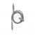 Кабель USB - Lightning 8pin, 1,0м, ACV USB-LD1SL 2.4A, нейлон, серый