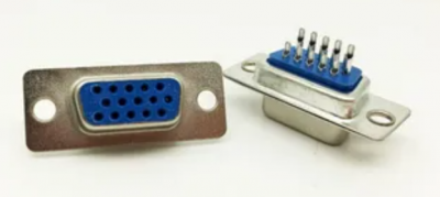 Гнездо  VGA (DB15) 15pin, на корпус