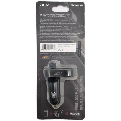 FM модулятор ACV FMT-128B (microSD, USB, 12V, Bluetooth)