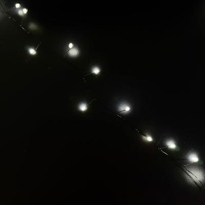 Гирлянда провол. 20м, 500LED РОСА / МИШУРА бел LX-624
