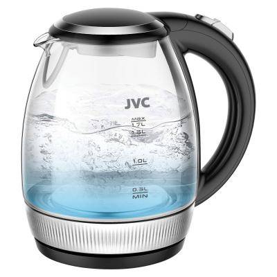 Чайник JVC JK-KE1516 (стекло, 2200 Вт, 1.7 л.) черный