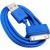 Кабель USB - iPhone 30pin, 1,2м, Smartbuy, цветной, голубой (iK-412c blue)***