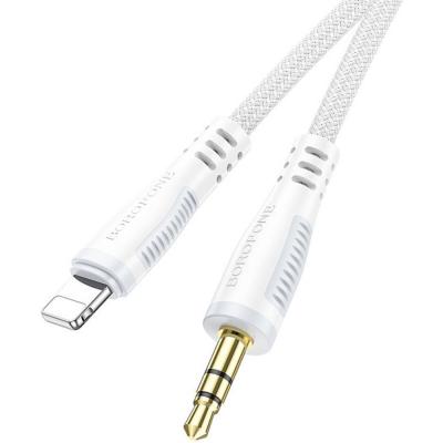 Jack 3,5mm - Lightning 1,0м, BOROFONE BL14, белый